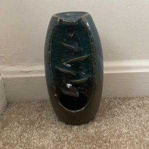 Ceramic Backflow Incense Holder Waterfall With Incense